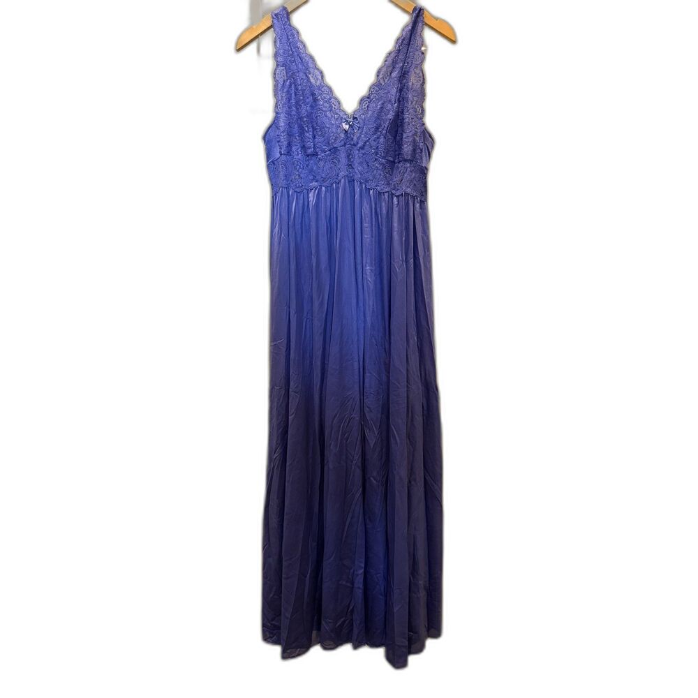 Shadowline Purple Lace Nightgown